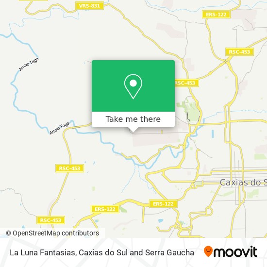 La Luna Fantasias map