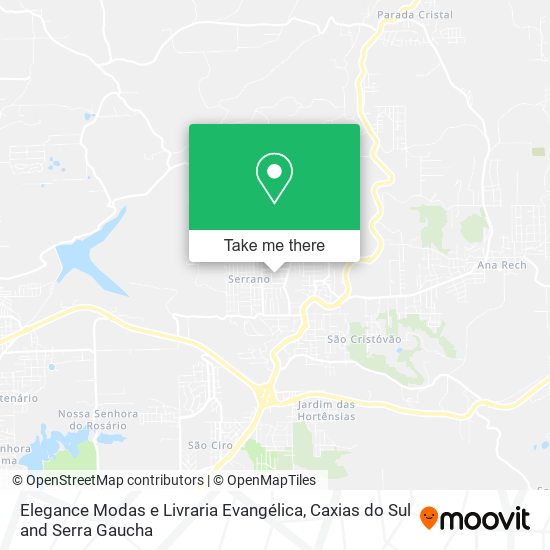 Elegance Modas e Livraria Evangélica map