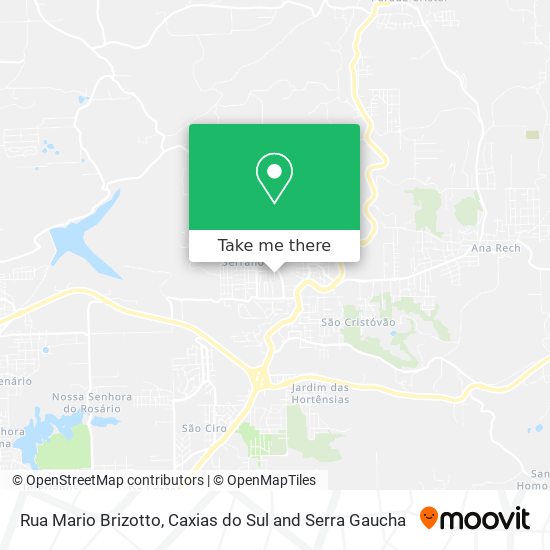 Rua Mario Brizotto map