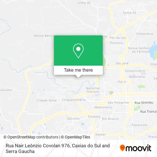Rua Nair Leônzio Covolan 976 map