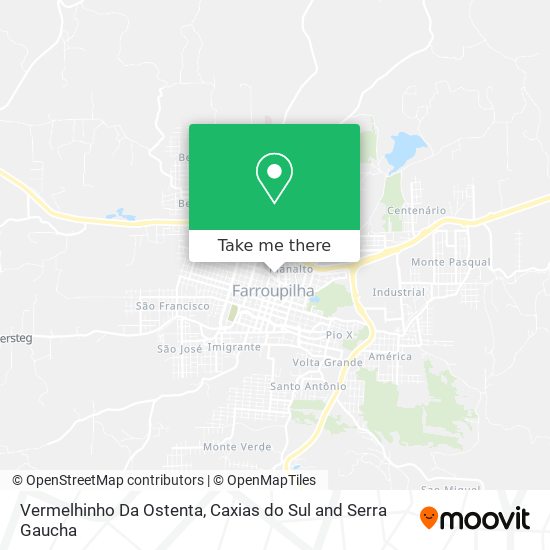 Vermelhinho Da Ostenta map