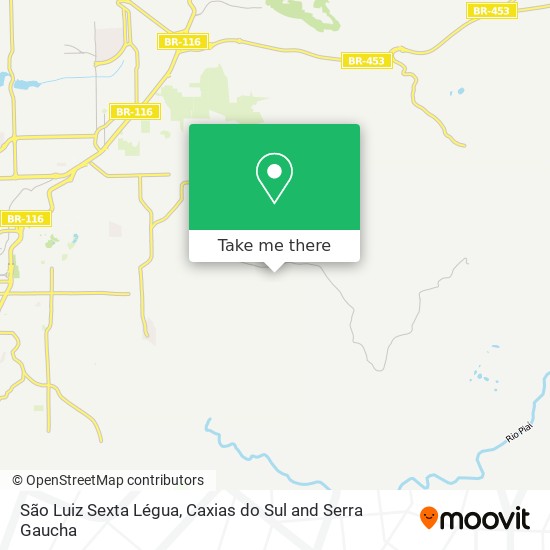 São Luiz Sexta Légua map
