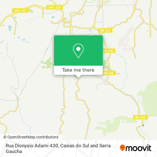 Rua Dionysio Adami 430 map