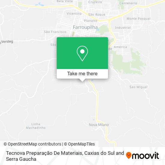 Tecnova Preparação De Materiais map