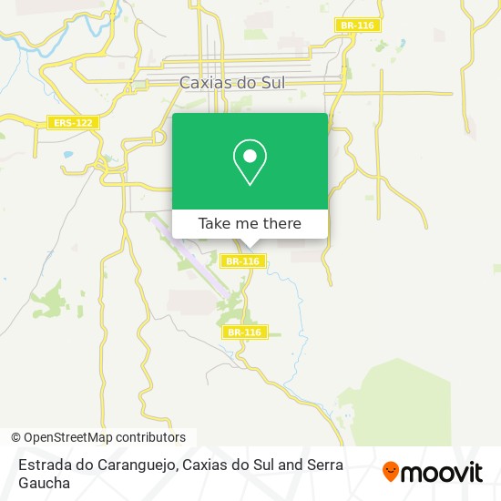 Estrada do Caranguejo map