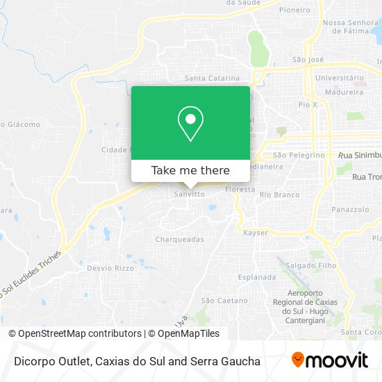 Dicorpo Outlet map