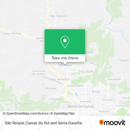 São Roque map