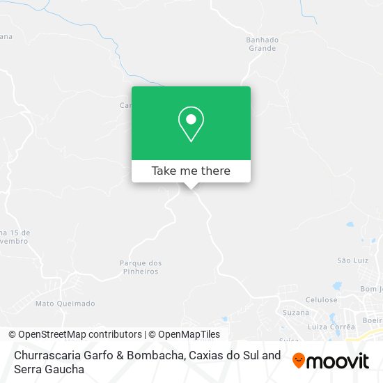 Churrascaria Garfo & Bombacha map