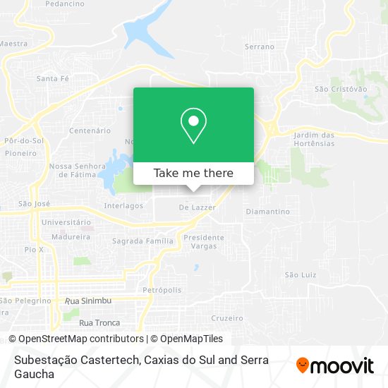 Subestação Castertech map