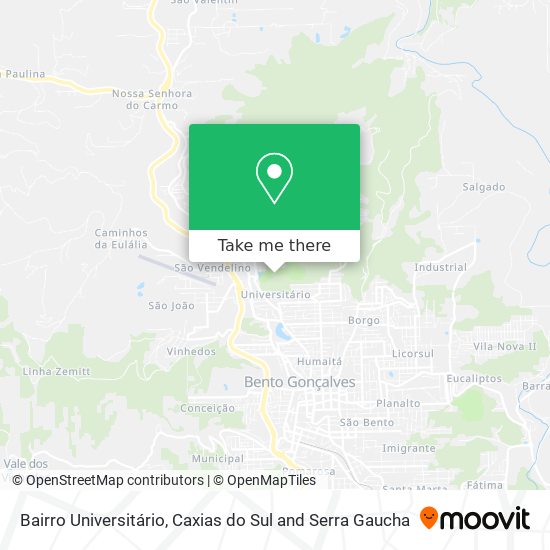 Bairro Universitário map