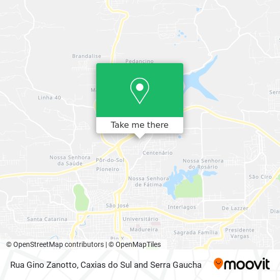 Rua Gino Zanotto map