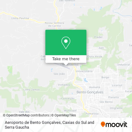 Aeroporto de Bento Gonçalves map