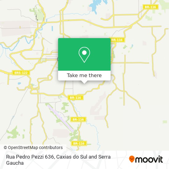Rua Pedro Pezzi 636 map