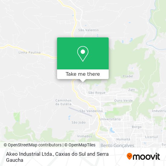 Akeo Industrial Ltda. map