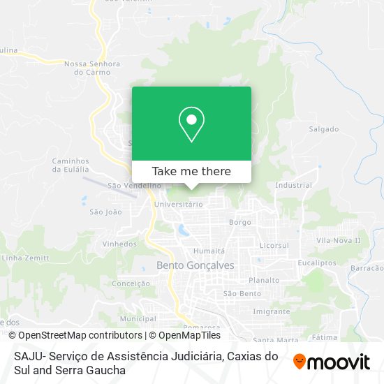 SAJU- Serviço de Assistência Judiciária map