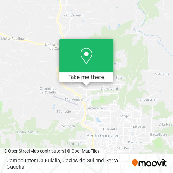 Campo Inter Da Eulália map