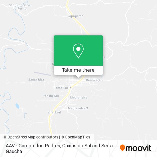 AAV - Campo dos Padres map
