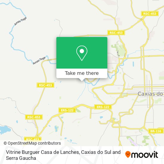Vitrine Burguer Casa de Lanches map