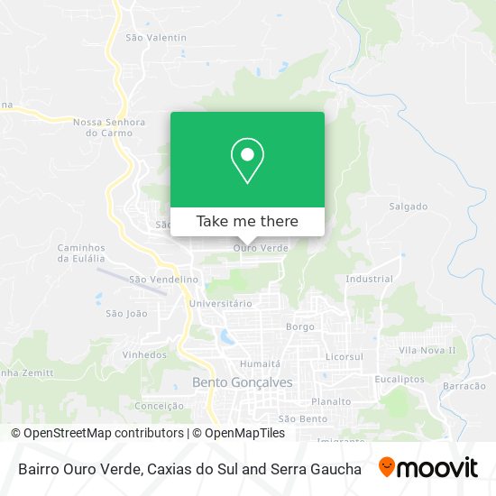Bairro Ouro Verde map