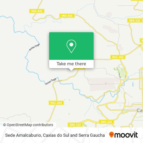 Sede Amalcaburio map