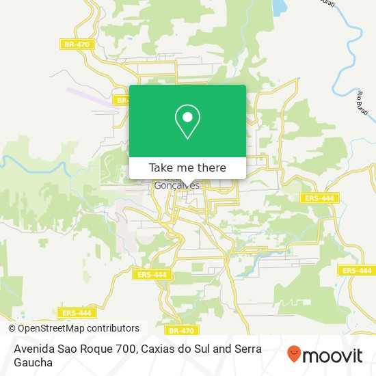 Avenida Sao Roque 700 map