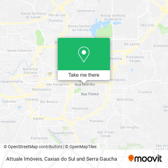 Attuale Imóveis map