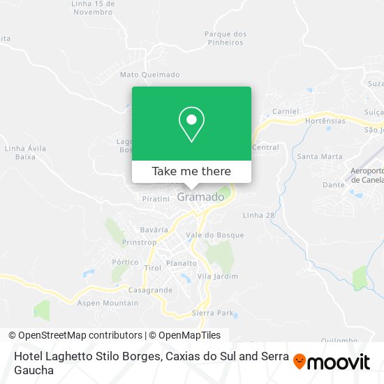 Hotel Laghetto Stilo Borges map