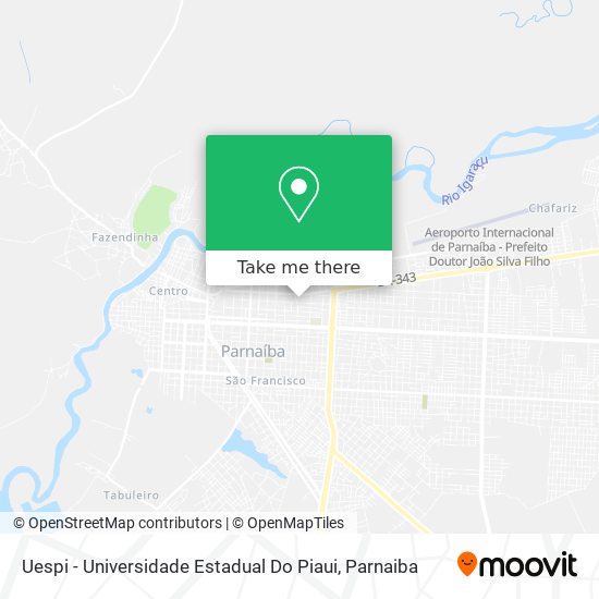 Uespi - Universidade Estadual Do Piaui map