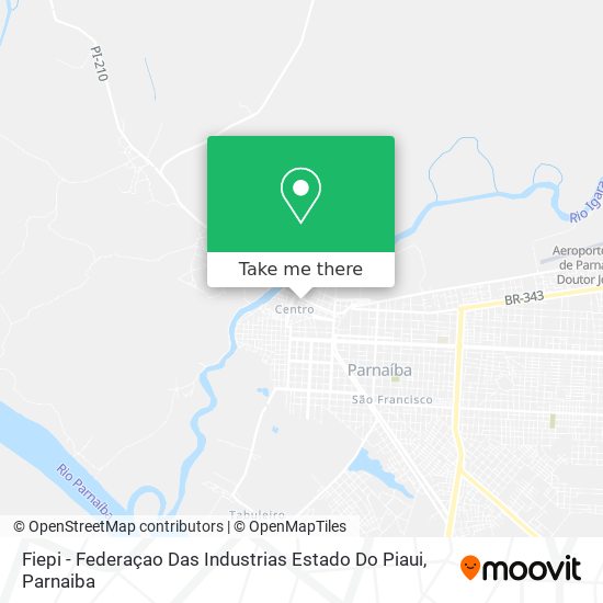 Fiepi - Federaçao Das Industrias Estado Do Piaui map