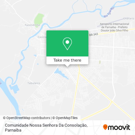 Mapa Comunidade Nossa Senhora Da Consolação