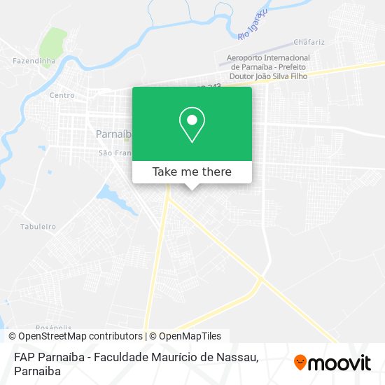 FAP Parnaíba - Faculdade Maurício de Nassau map