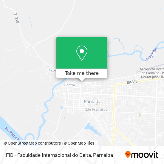 FID - Faculdade Internacional do Delta map