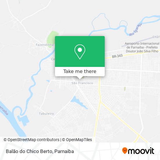 Balão do Chico Berto map