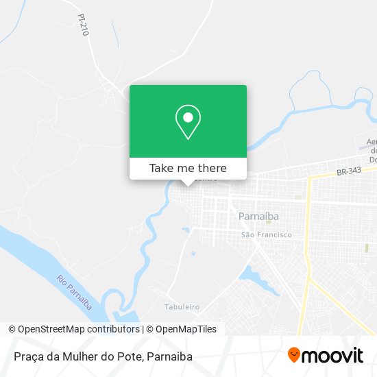 Praça da Mulher do Pote map