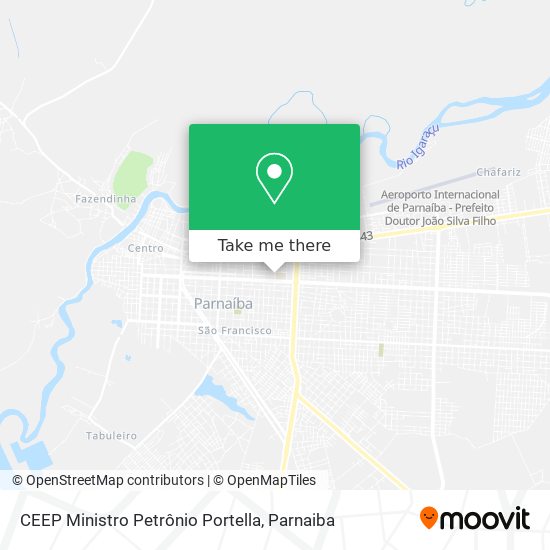 CEEP Ministro Petrônio Portella map