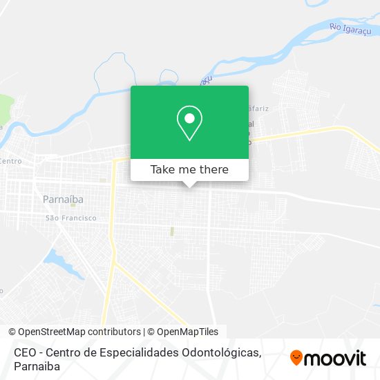 Mapa CEO - Centro de Especialidades Odontológicas