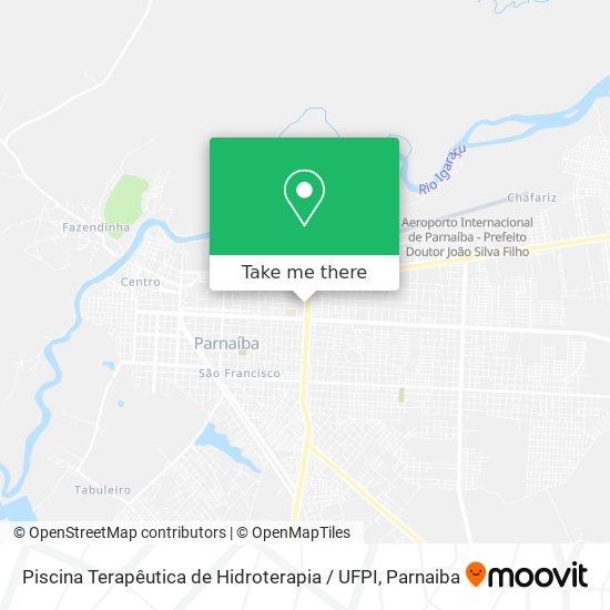 Piscina Terapêutica de Hidroterapia / UFPI map