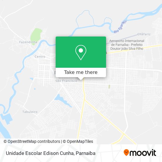 Mapa Unidade Escolar Edison Cunha