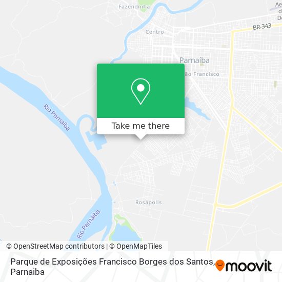 Parque de Exposições Francisco Borges dos Santos map