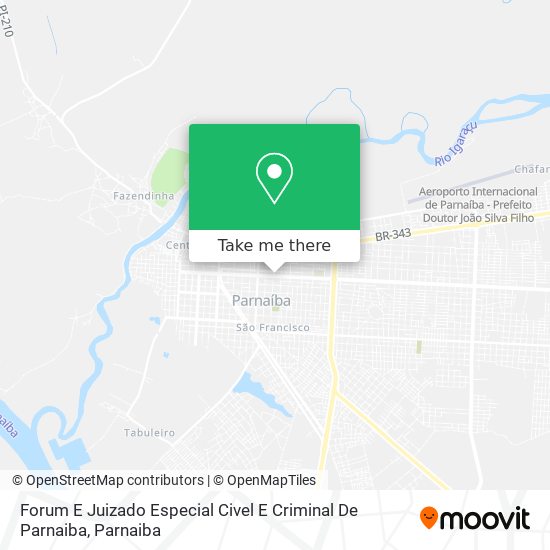 Mapa Forum E Juizado Especial Civel E Criminal De Parnaiba