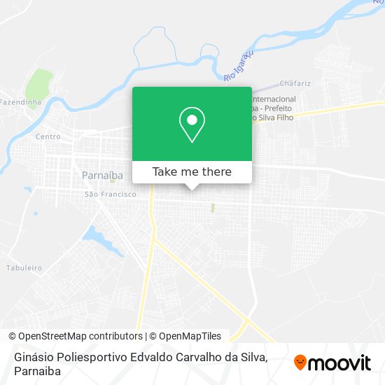 Ginásio Poliesportivo Edvaldo Carvalho da Silva map