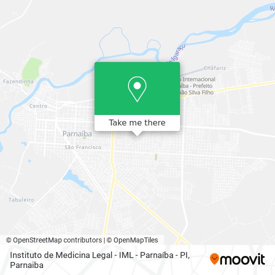 Instituto de Medicina Legal - IML - Parnaíba - PI map