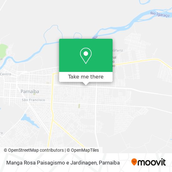 Manga Rosa Paisagismo e Jardinagen map