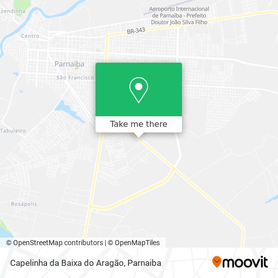 Capelinha da Baixa do Aragão map