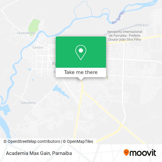 Mapa Academia Max Gain