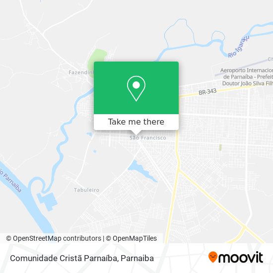 Comunidade Cristã Parnaíba map