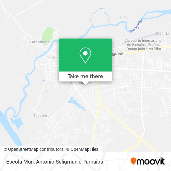 Mapa Escola Mun. Antônio Seligmann