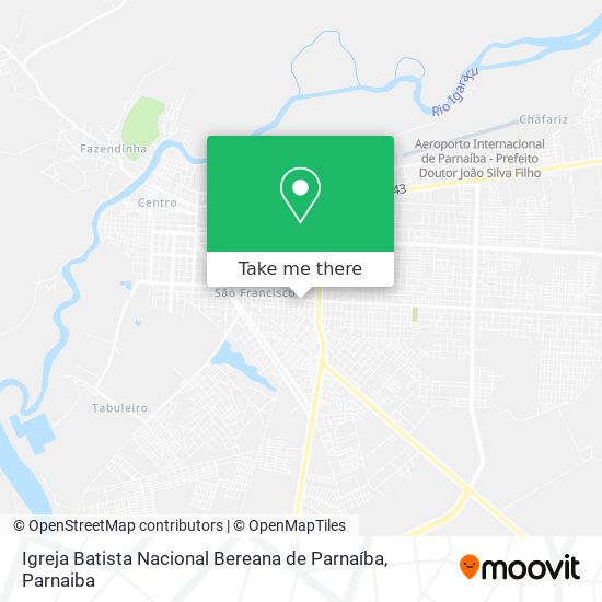 Igreja Batista Nacional Bereana de Parnaíba map