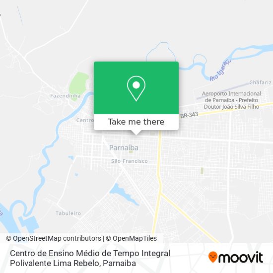 Centro de Ensino Médio de Tempo Integral Polivalente Lima Rebelo map