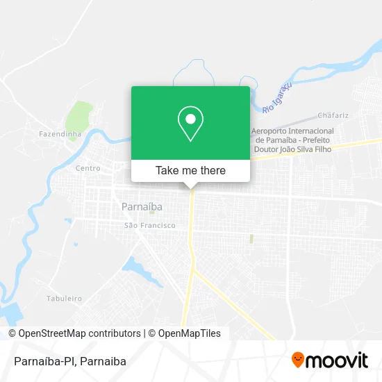 Parnaíba-PI map